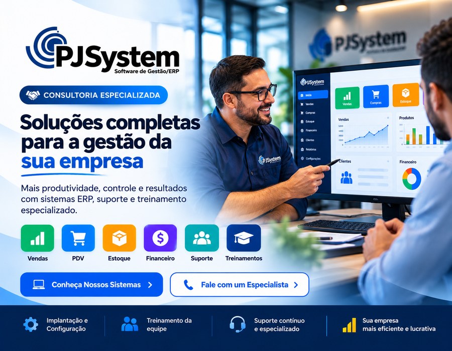 Sua empresa merece mais que um sistema. Merece resultados.